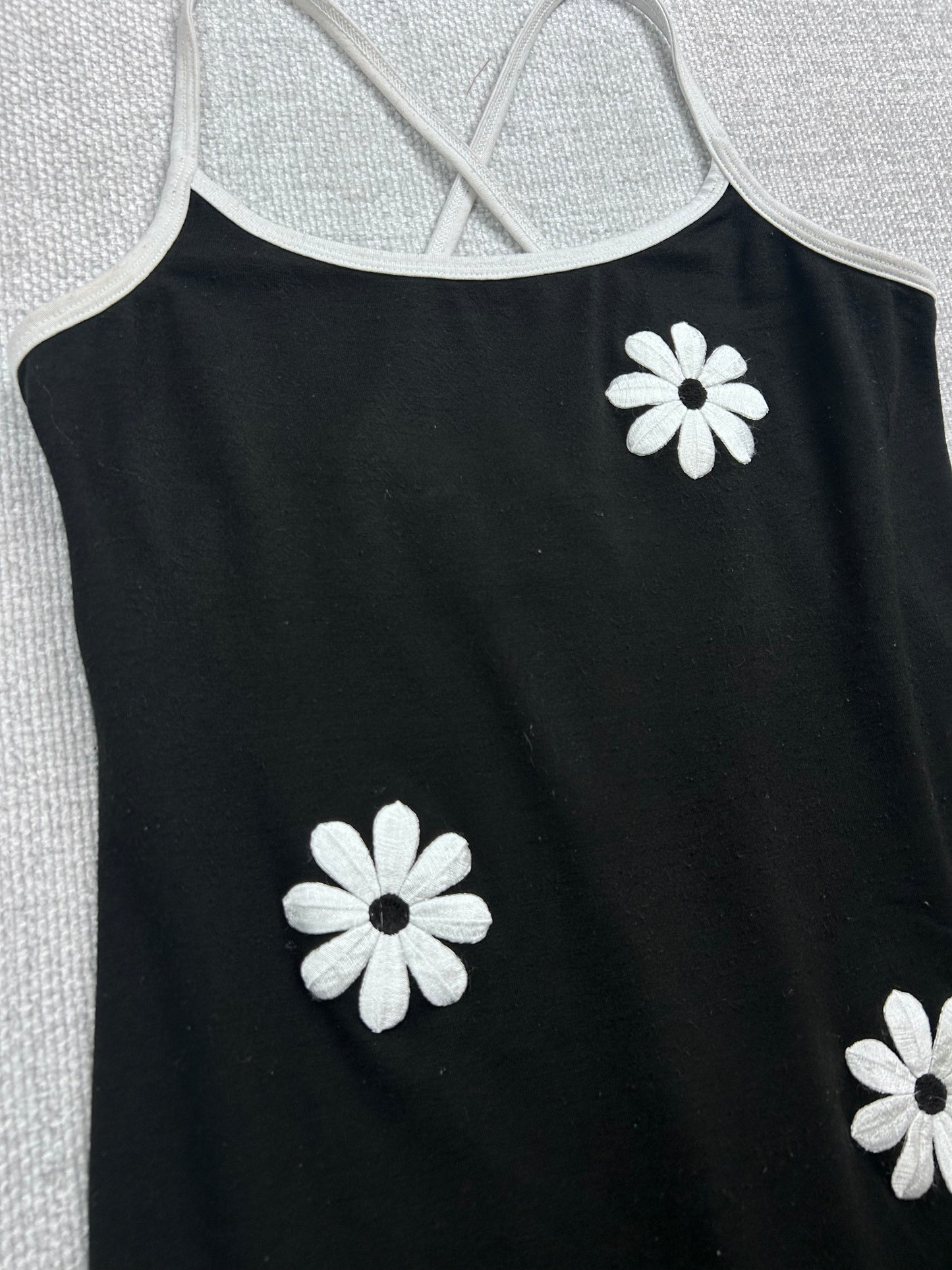 90's Cross Back Daisy Dress
