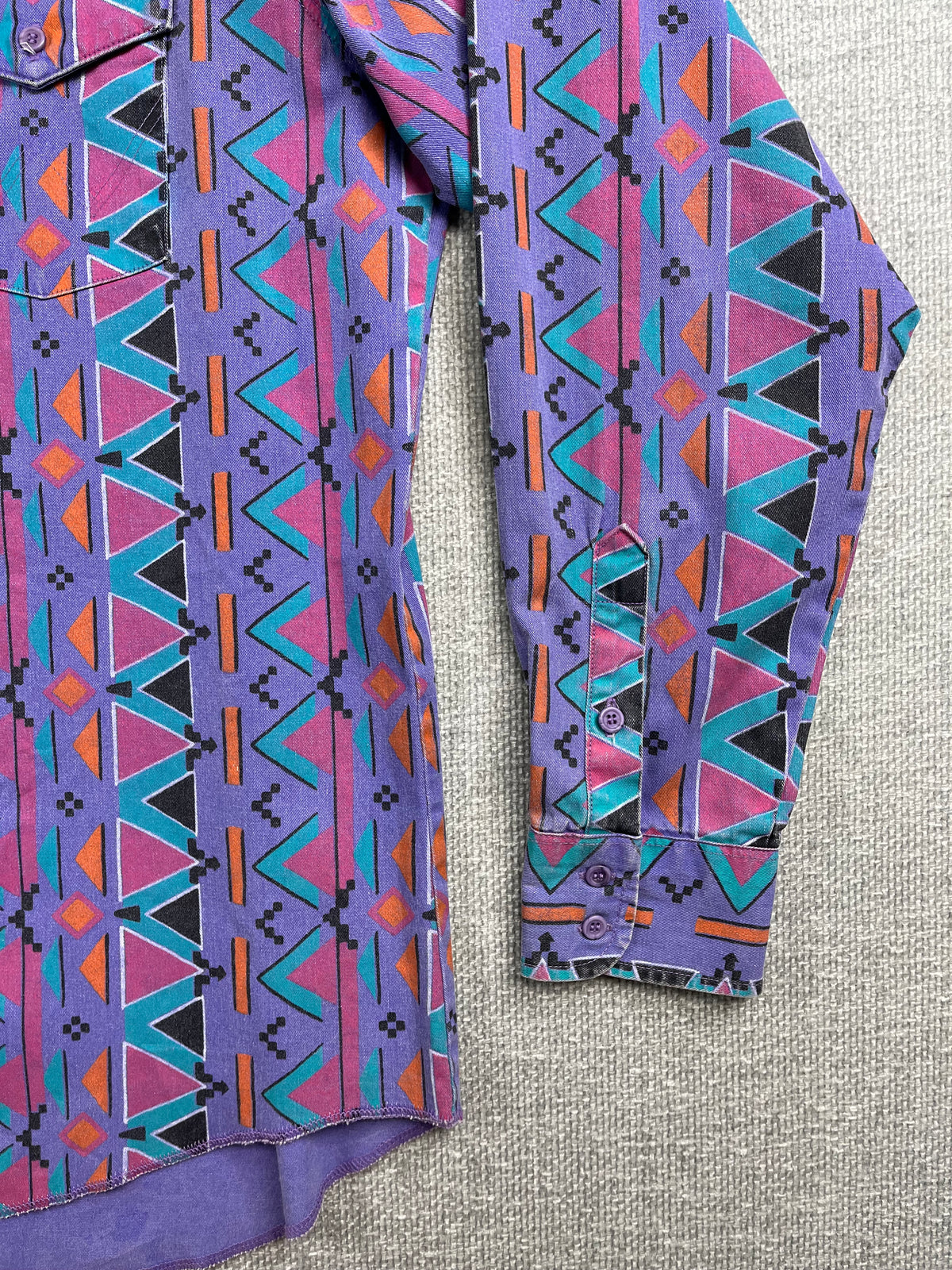 90's Wrangler BrushPopper Geometric Shirt