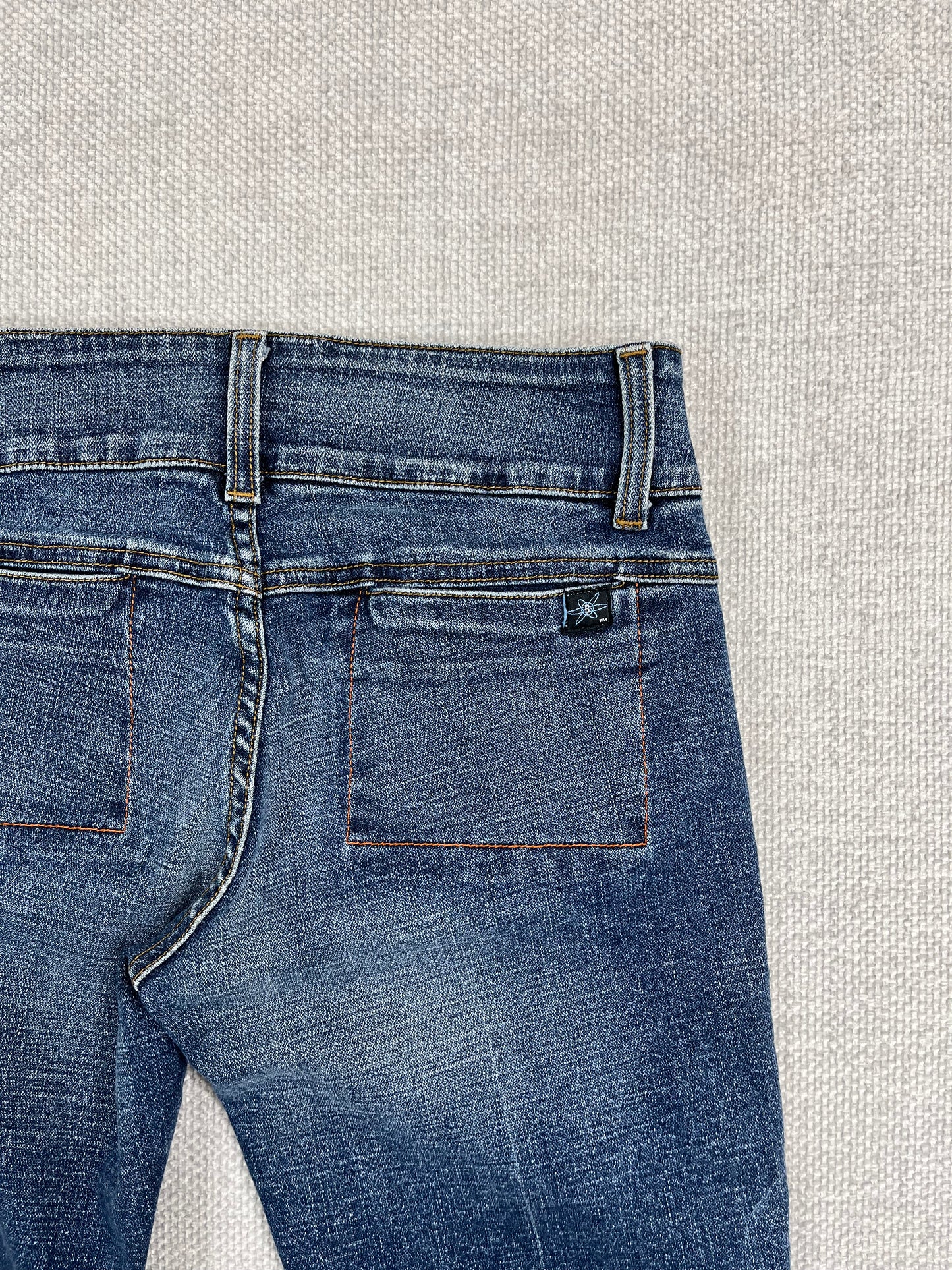 Y2K Washed Flare Jeans  28”