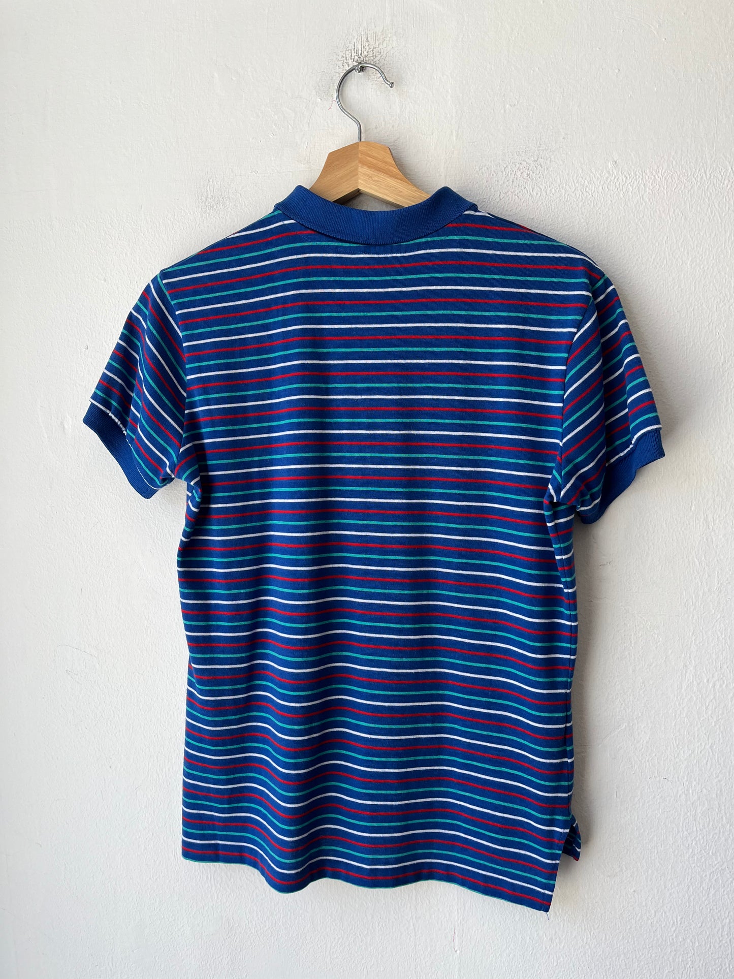 80's Striped Polo Shirt