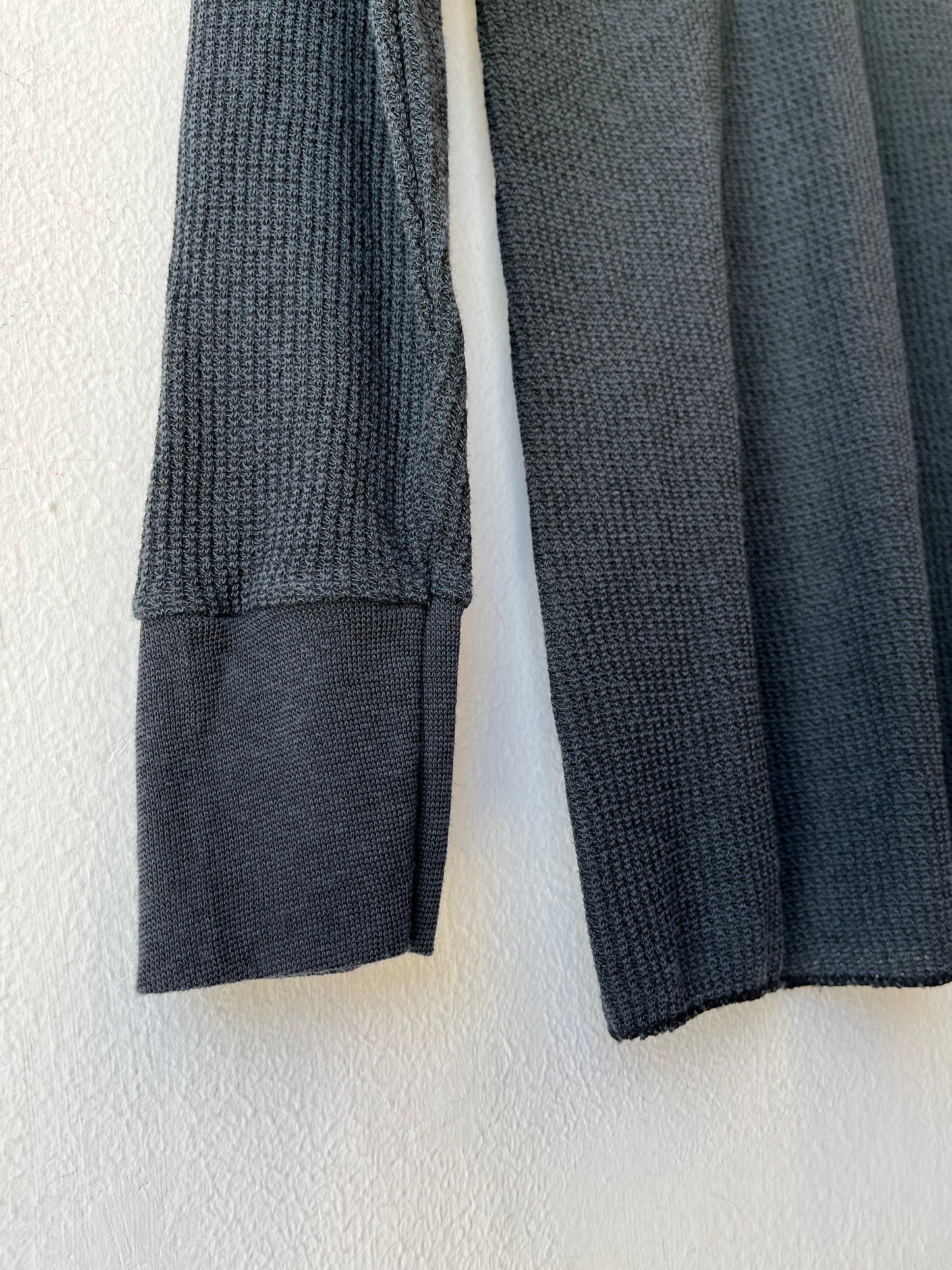 Y2K Gray Thermal Shirt