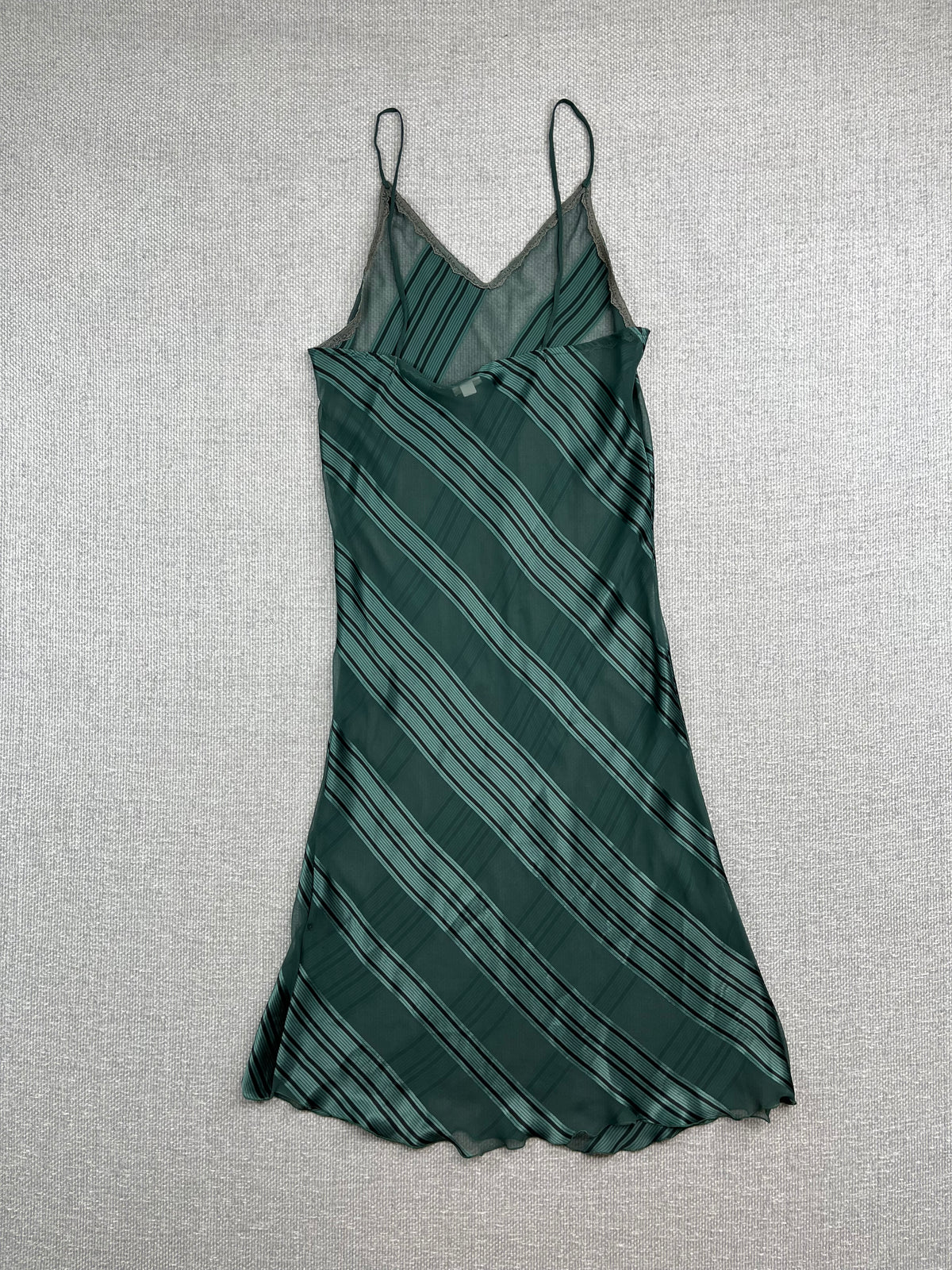 90's Sheer Striped Dress