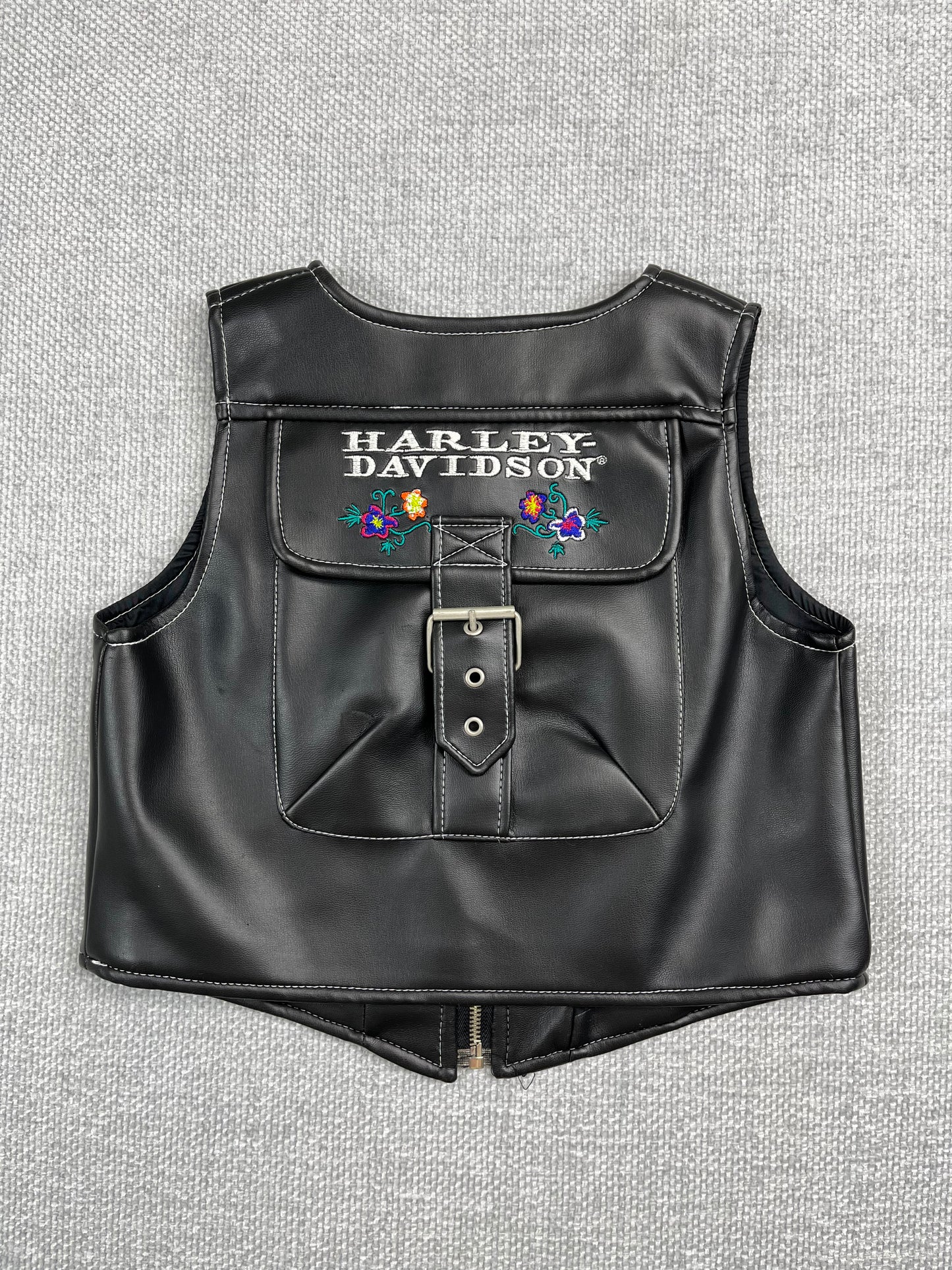 Y2K HD Embroidered Vest