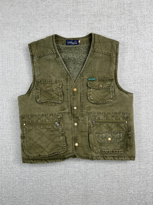 90's Lined Green Vest