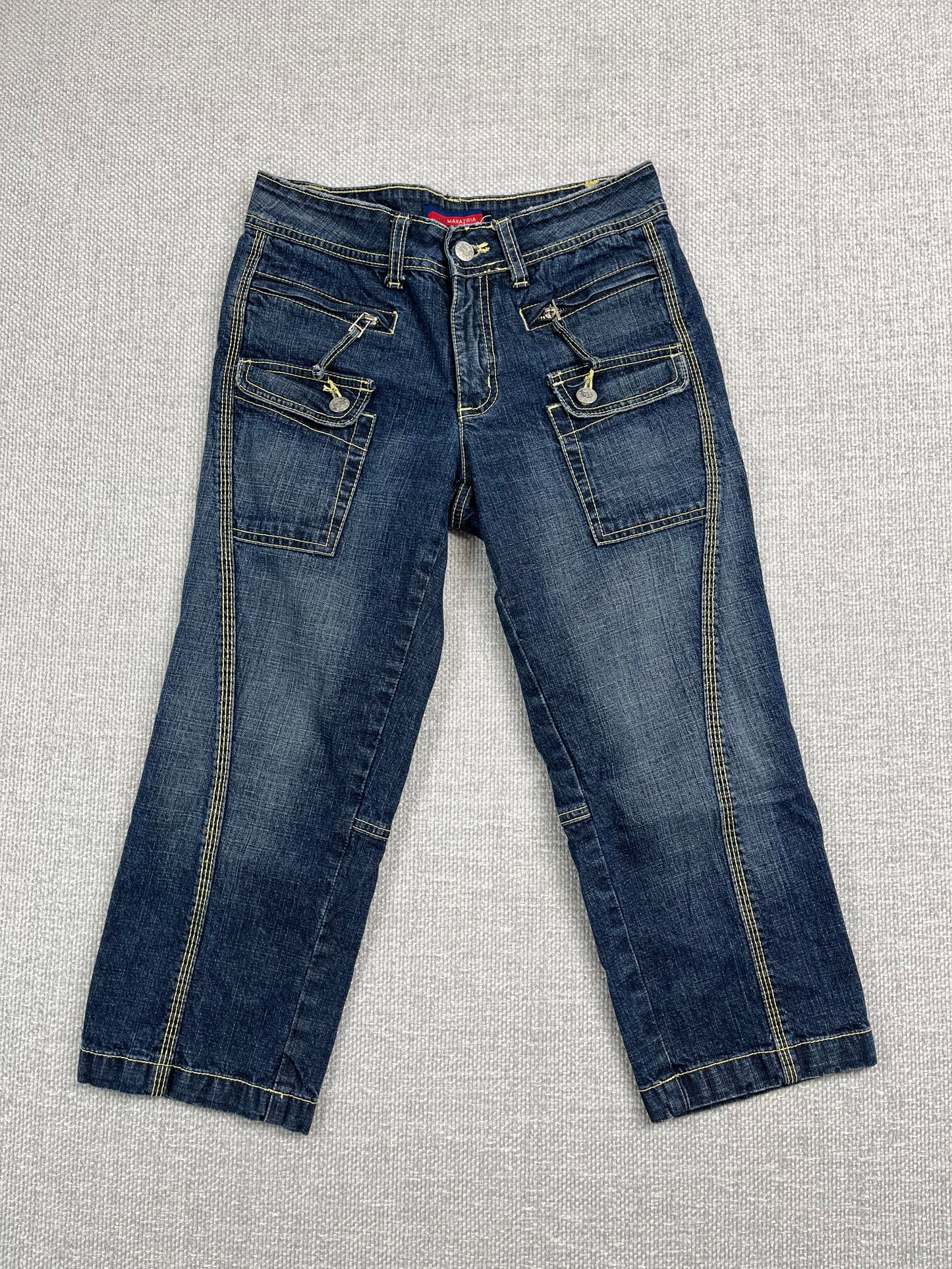 Y2K Denim Capri Pants 26"