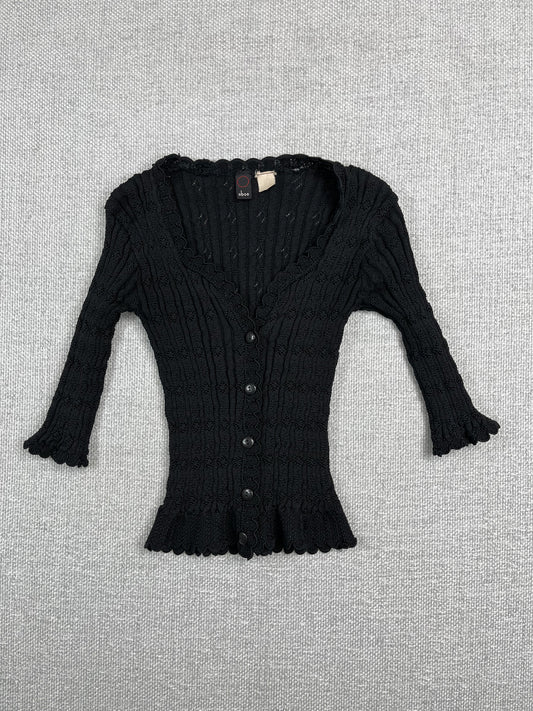 90's Button Up 1/2 Sleeve Top