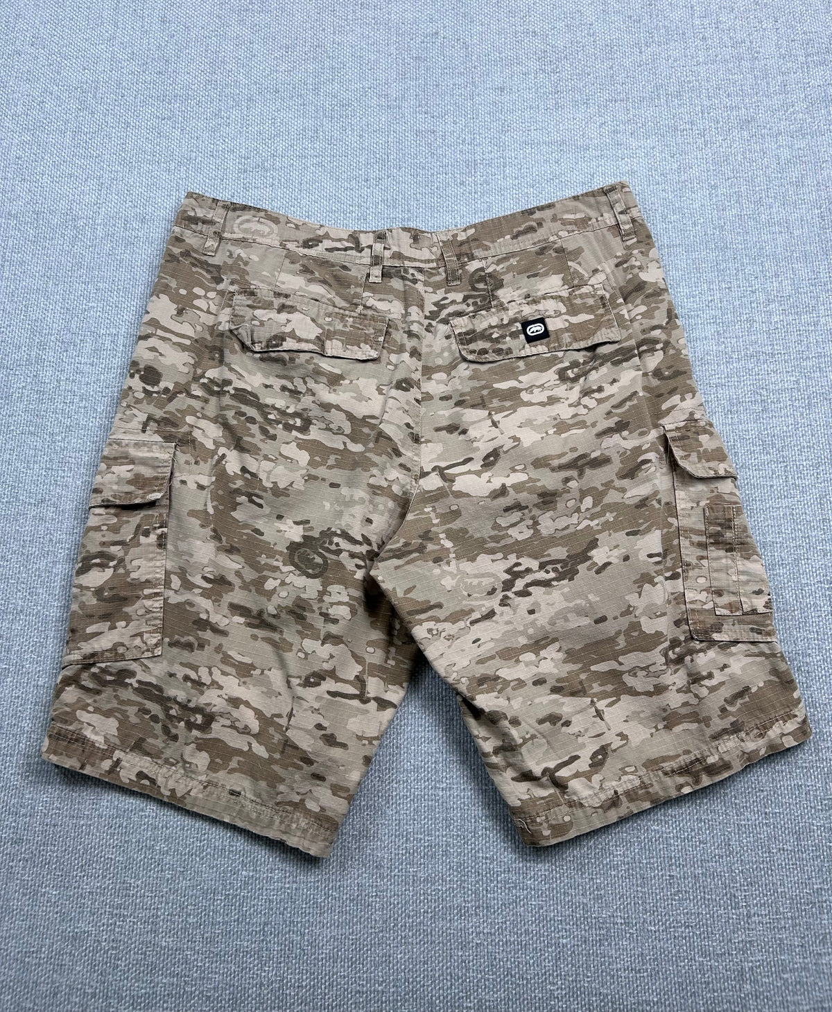 Y2K Camo Ecko Cargo Shorts 36"