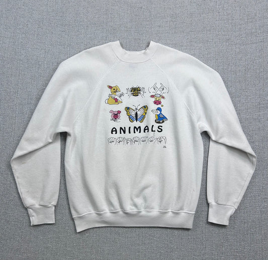 90's Sign Language Animals Sweatshirt