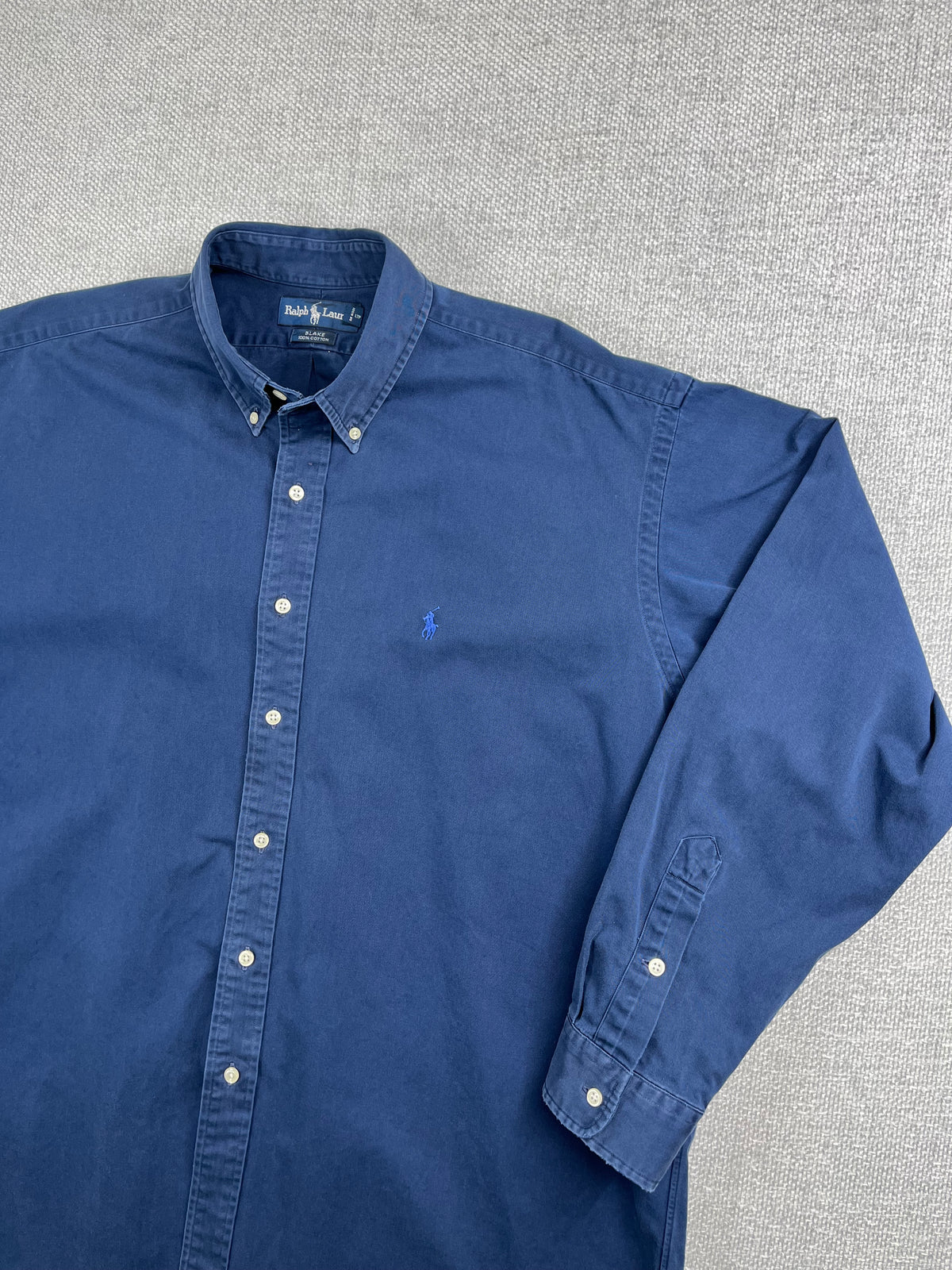 90's Ralph Lauren Navy Button Up Shirt