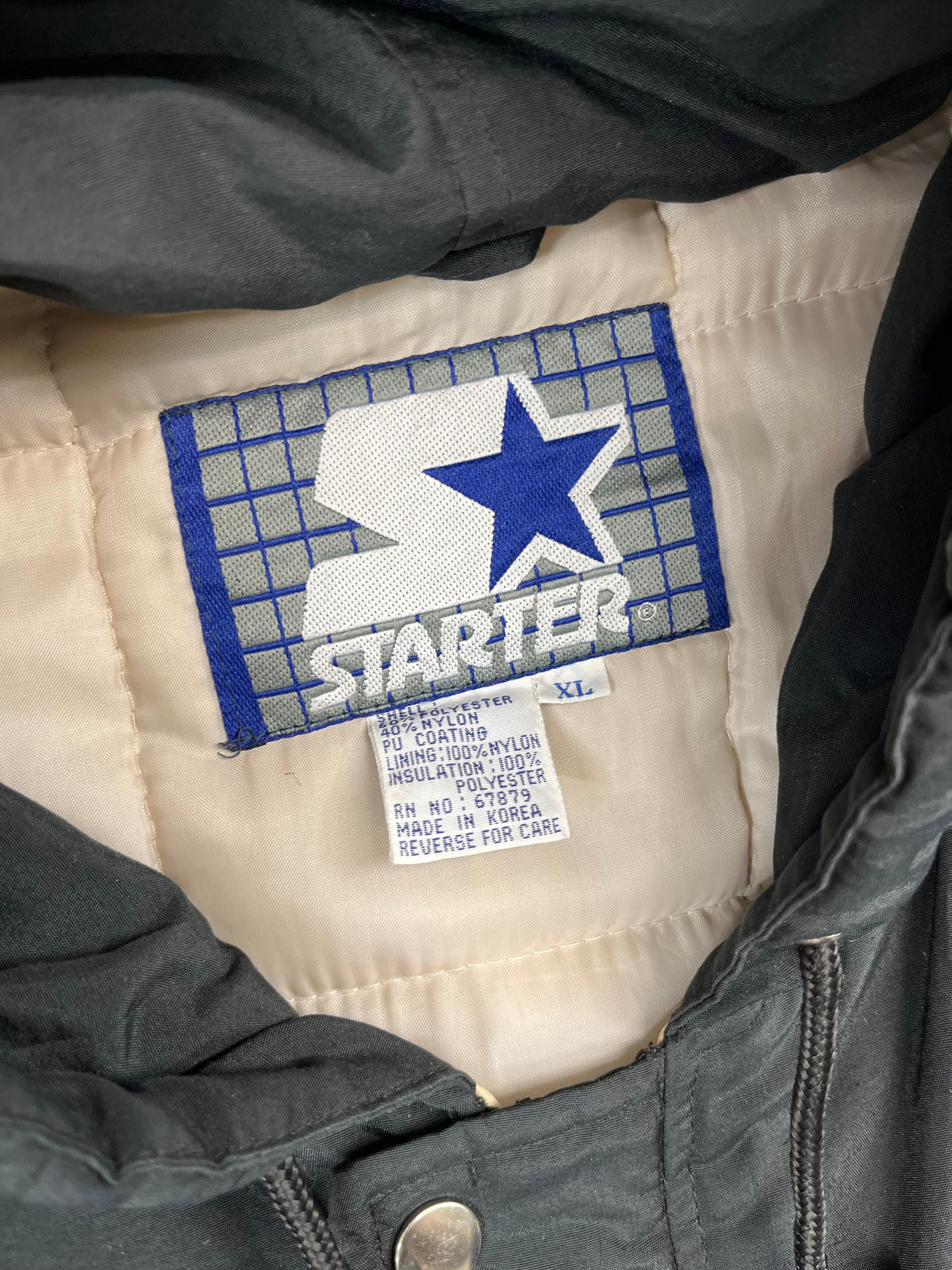 90's Raiders Starter Hooded Jacket