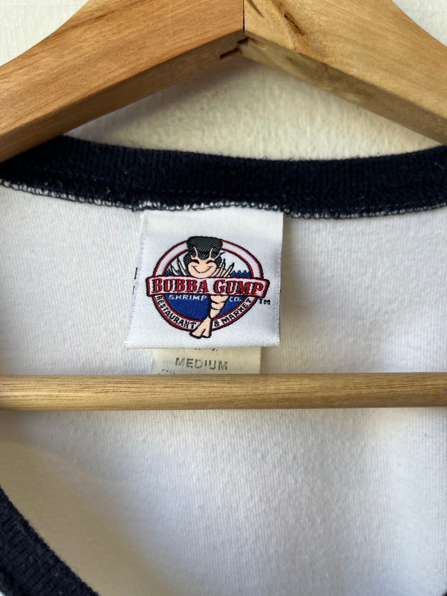 Y2K Bubba Gump Ringer Shirt