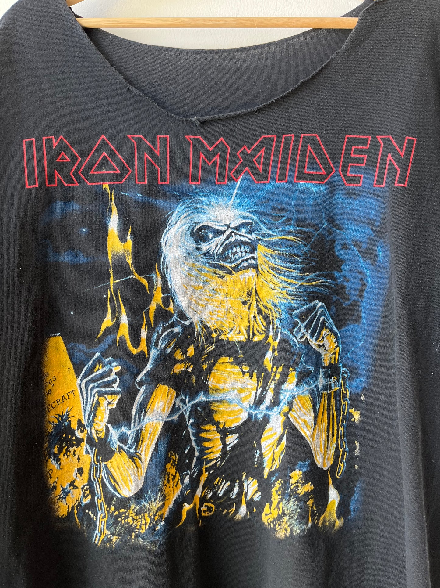 Y2K Iron Maiden Cutoff T-Shirt
