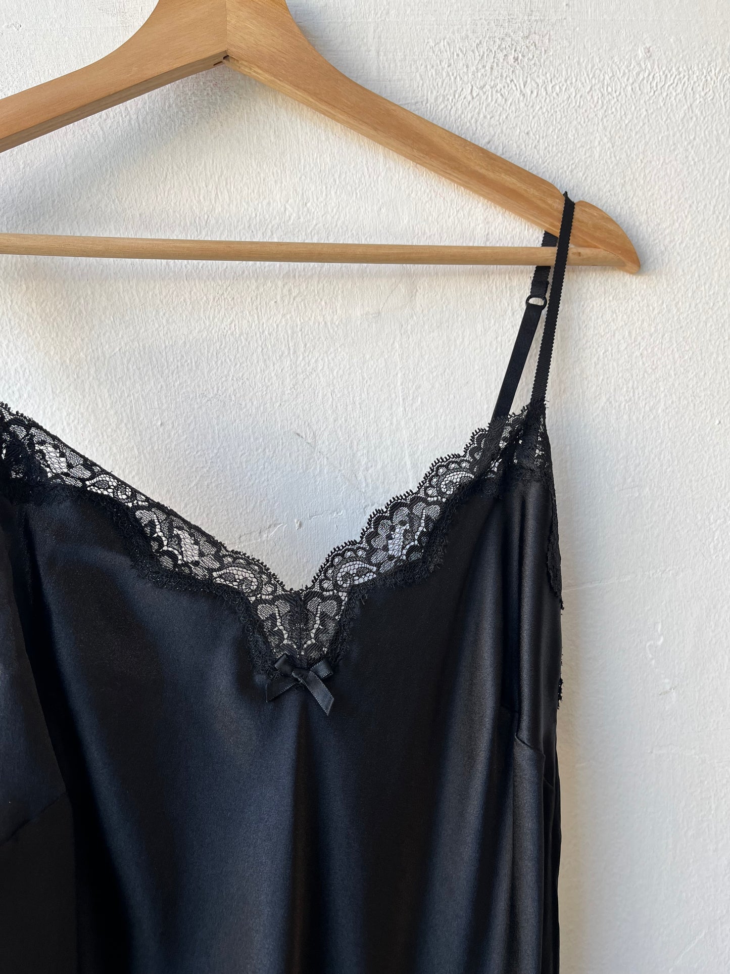 Y2K Black Lace Slip Dress