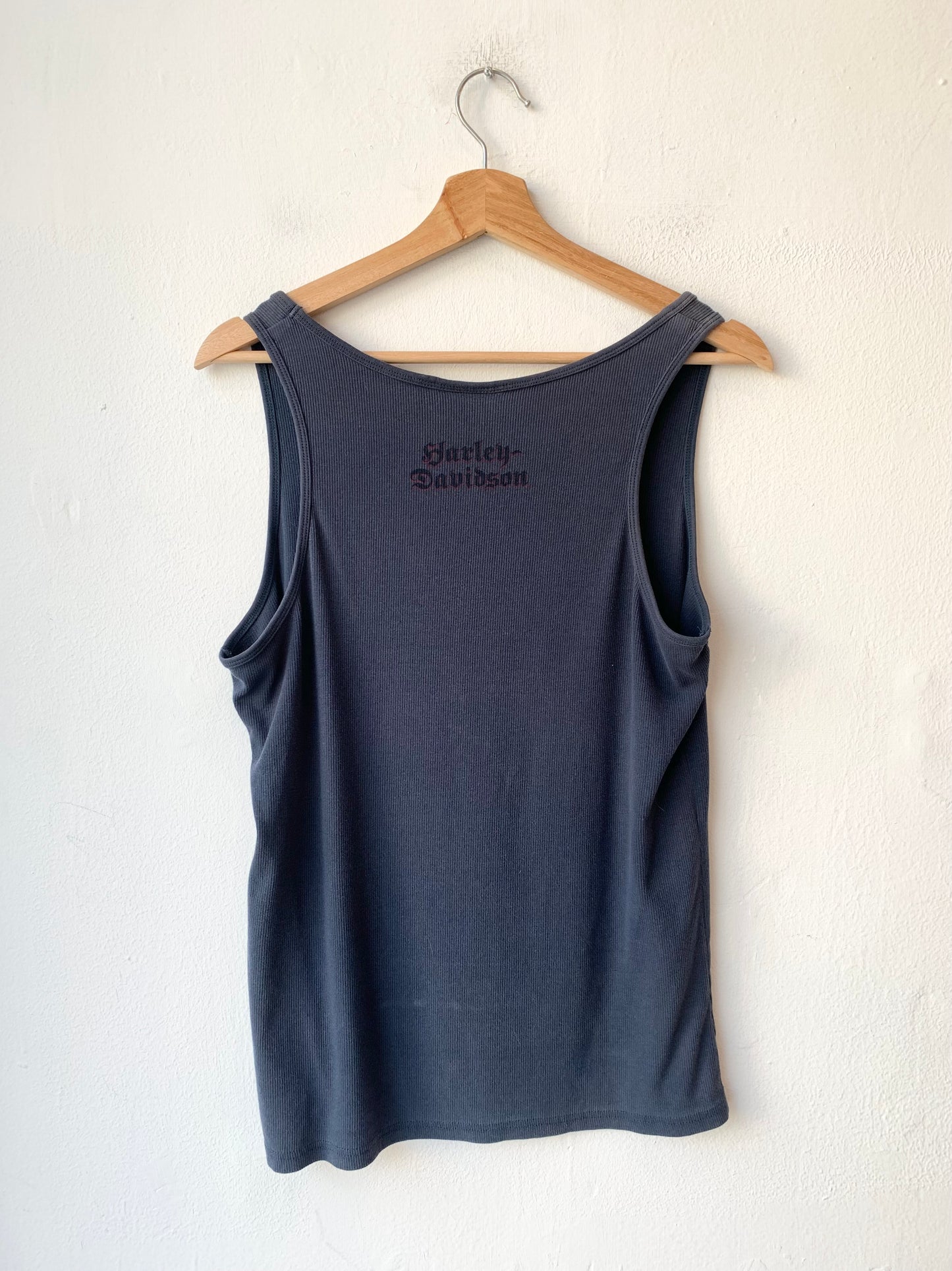 Y2K Rhinestone Harley Tank