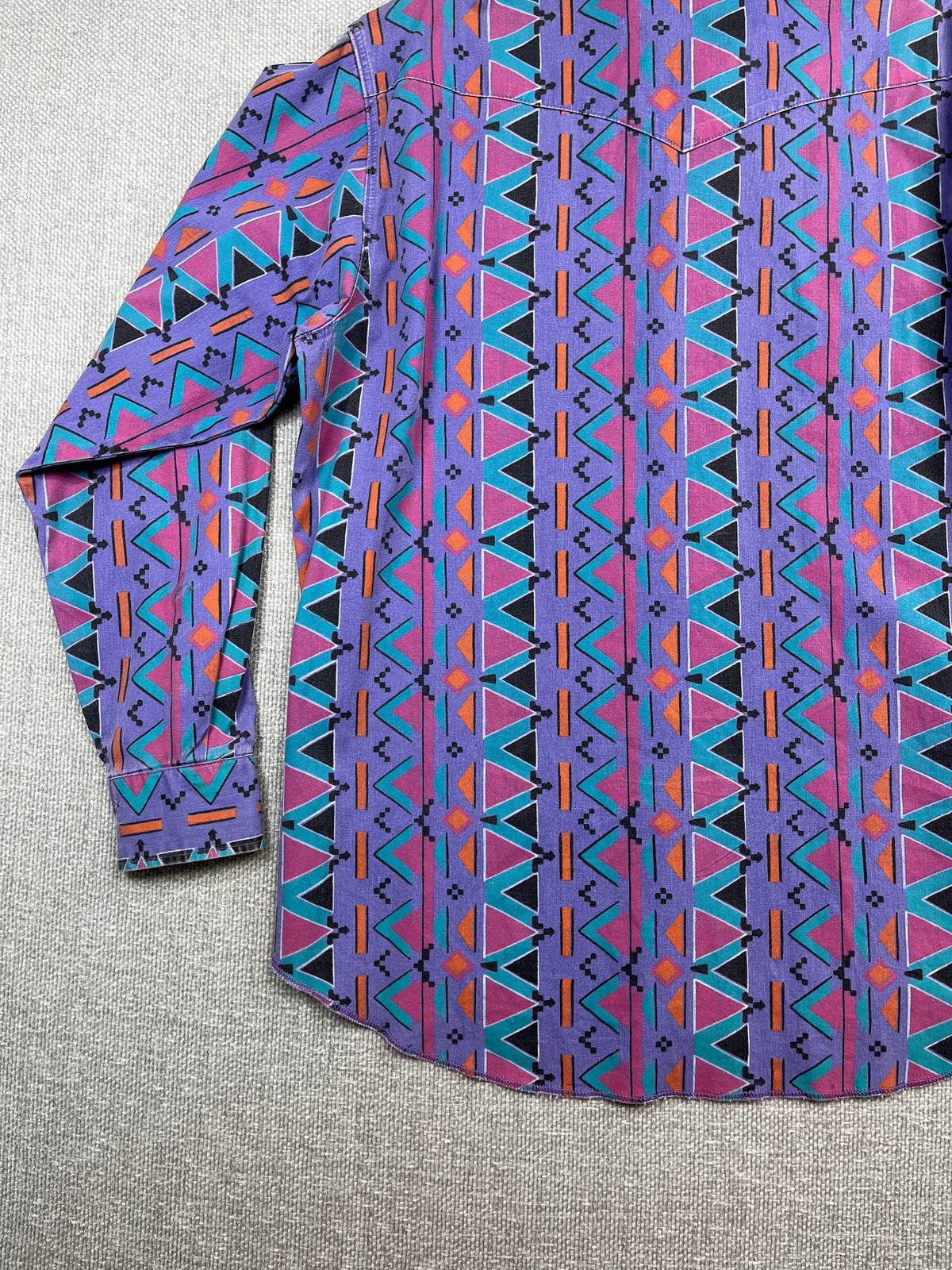 90's Wrangler BrushPopper Geometric Shirt