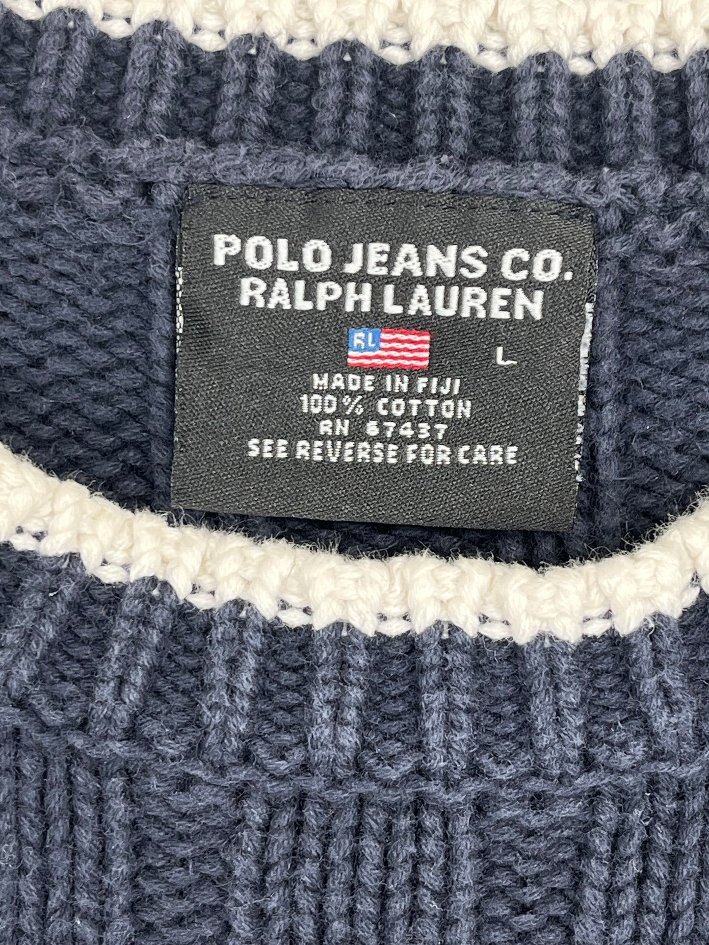 90’s Ralph Lauren Flag Sweater