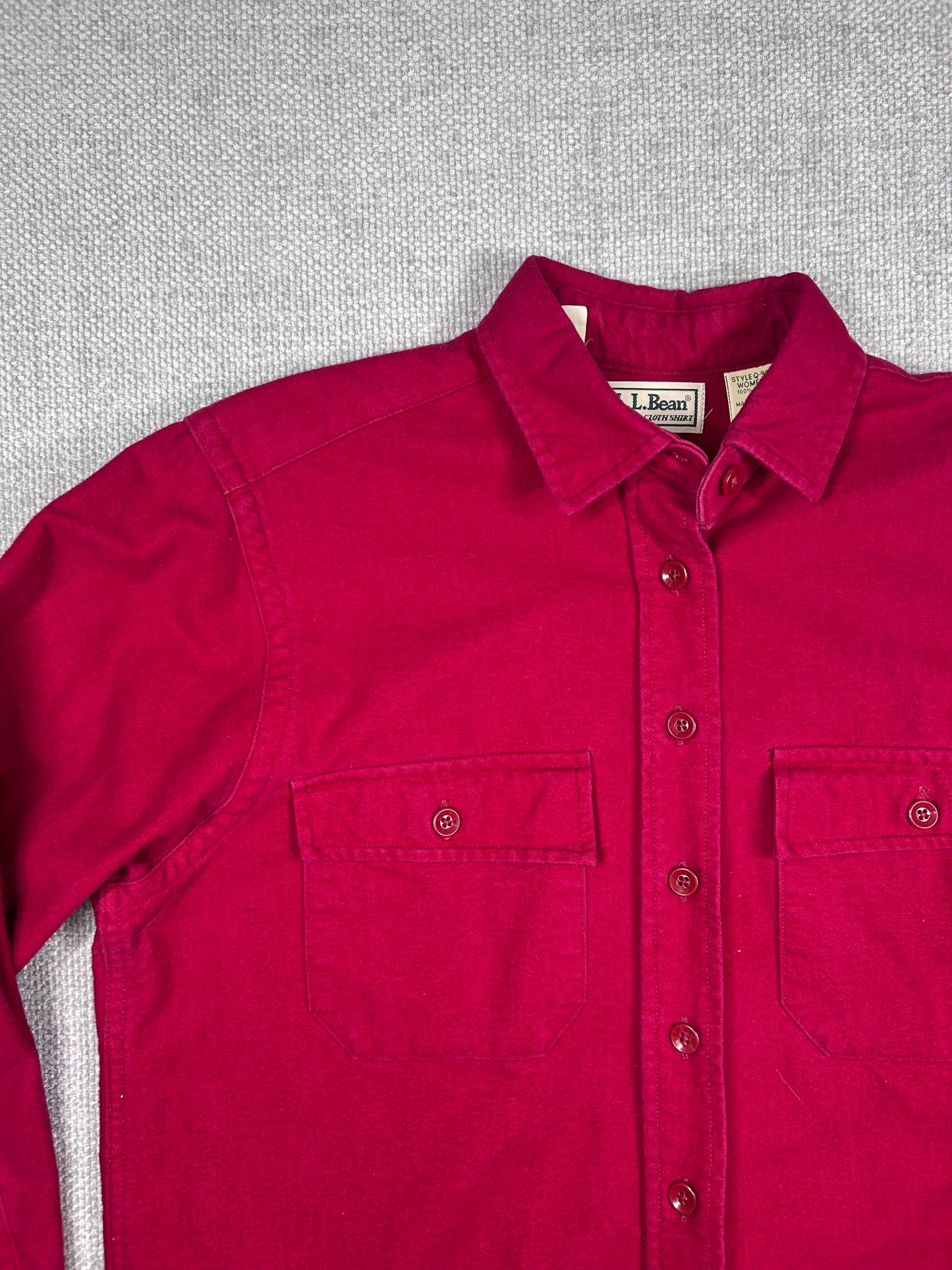 90's L.L. Bean Red Chamois Shirt
