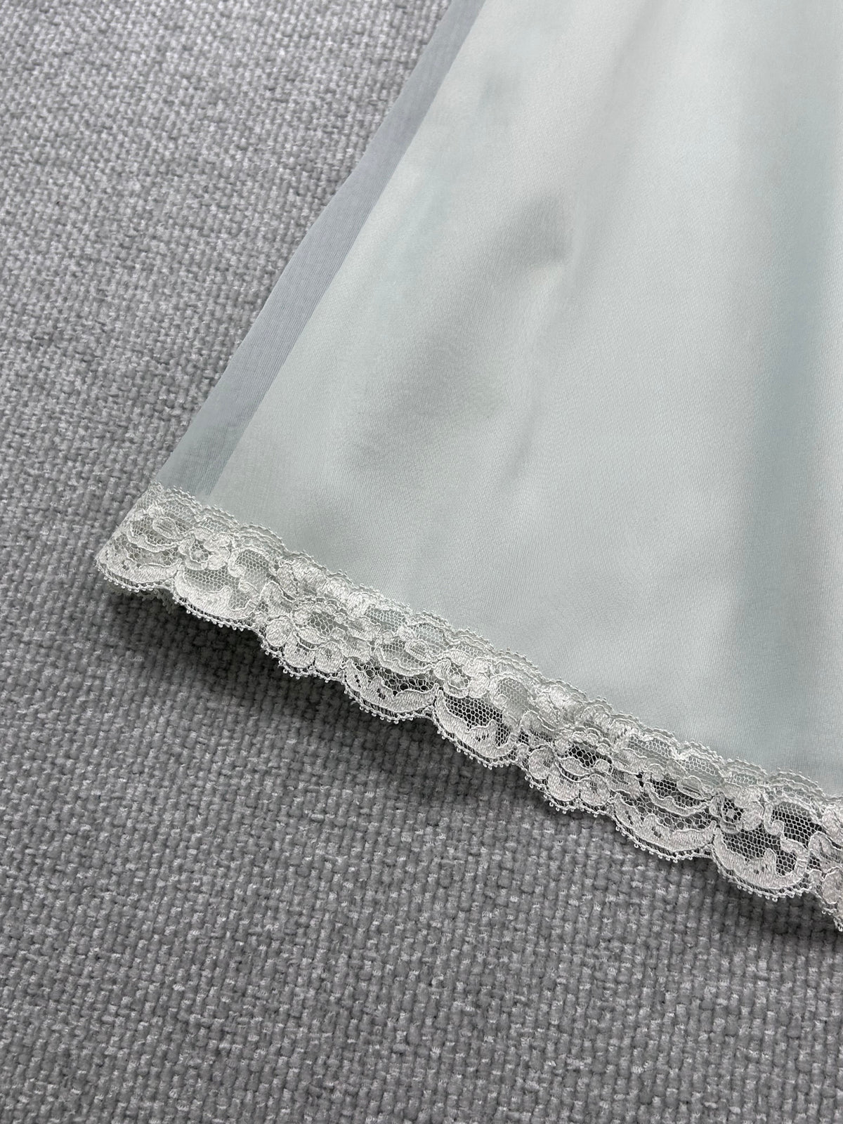 60's Light Blue Lace Nightgown