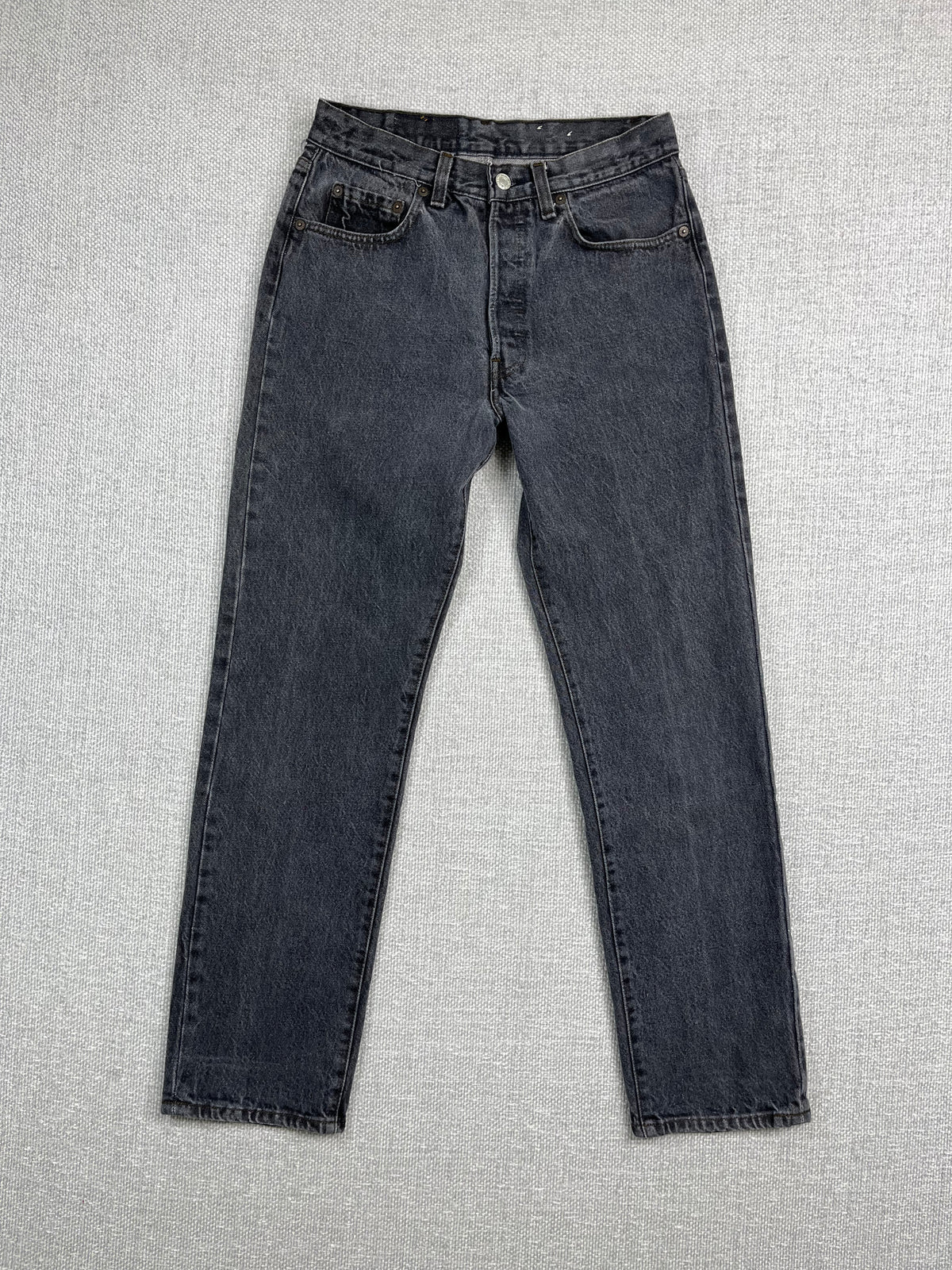 90's Levi's 501 Faded Black Jeans 27"