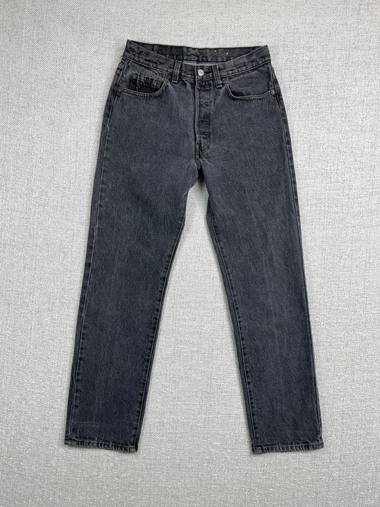 90's Levi's 501 Faded Black Jeans 27"