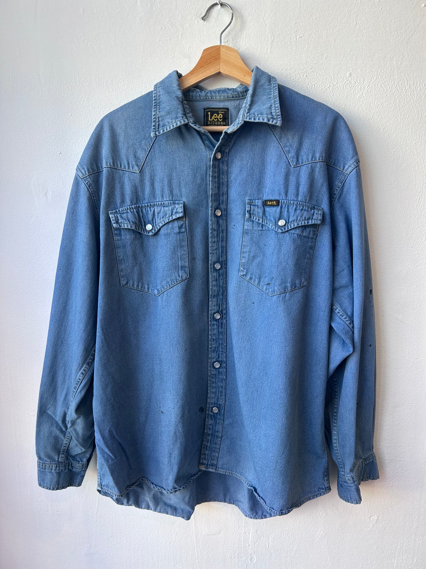 90's Lee Denim Pearl Snap