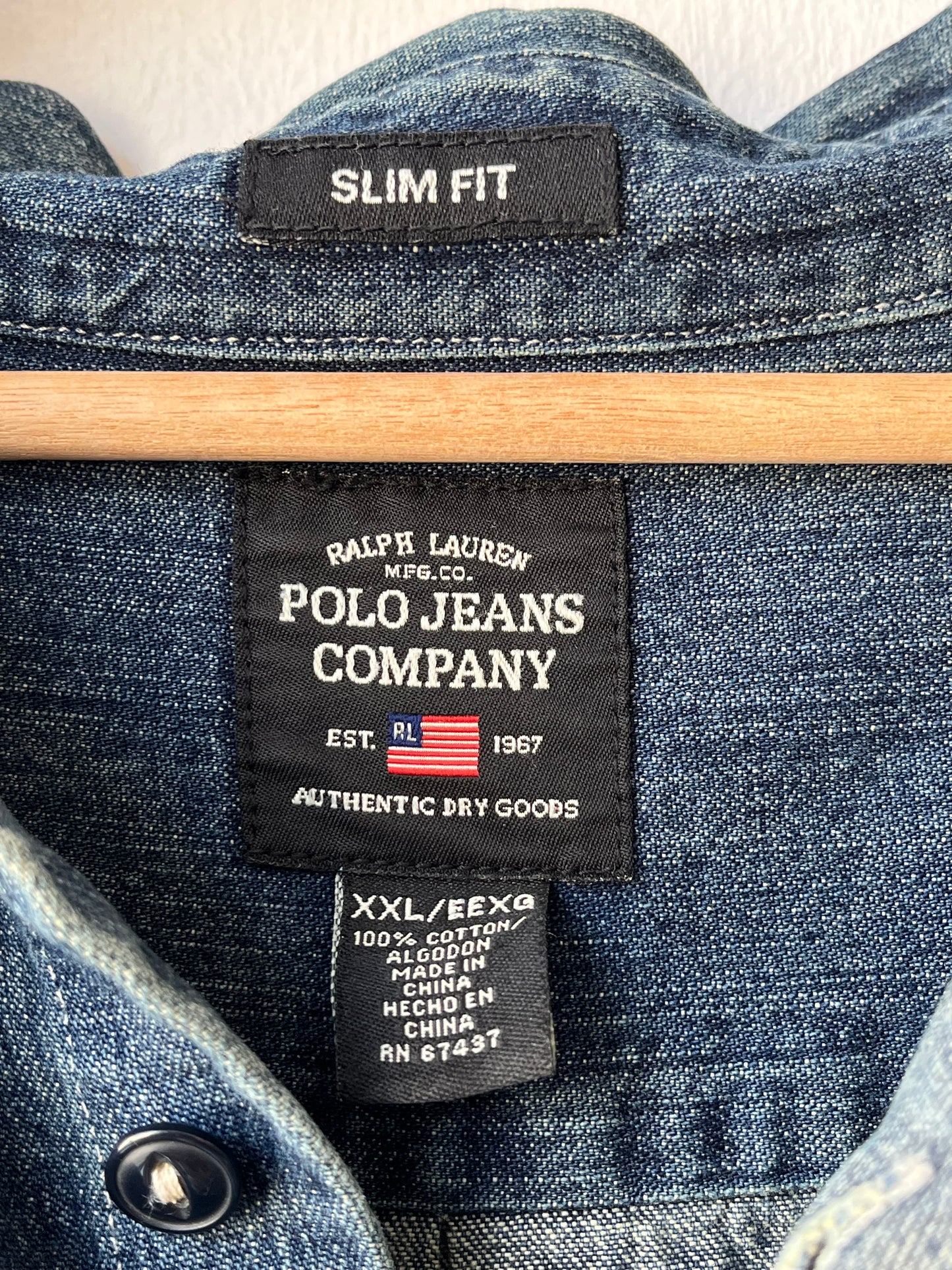 Y2K Polo Jeans Denim Shirt