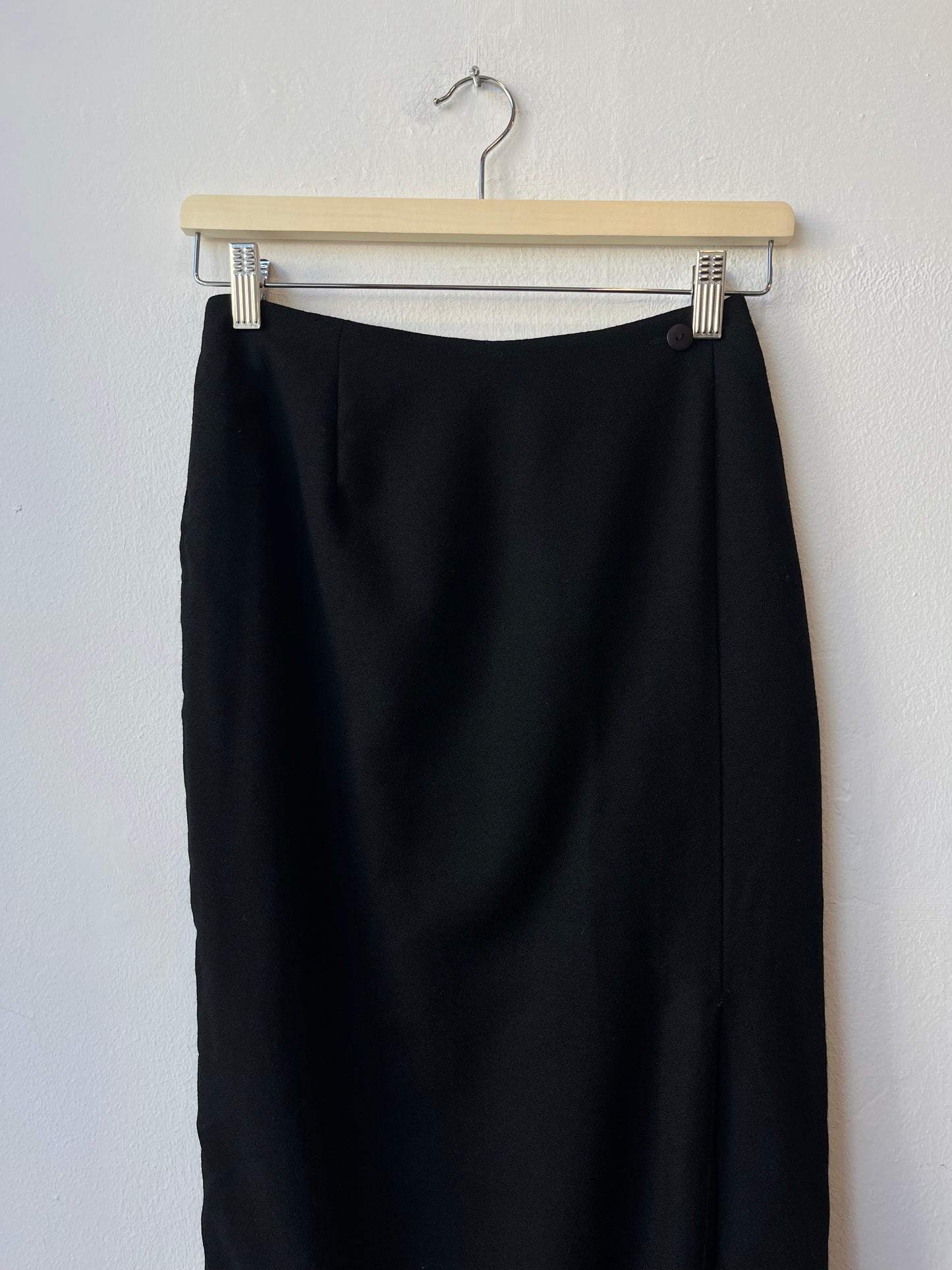 Y2K Wool Pencil Skirt 25"