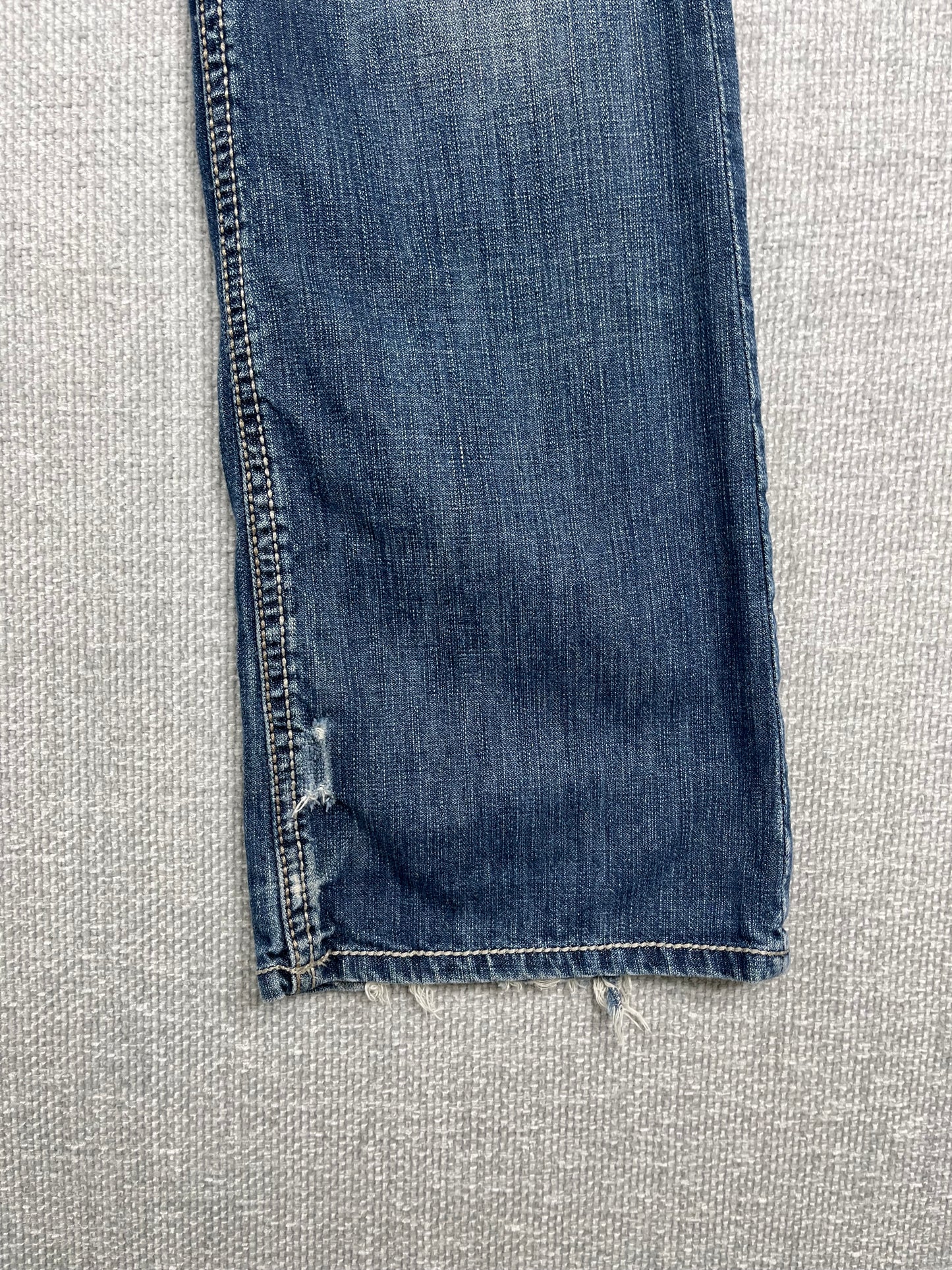Y2K Flared Distressed Jeans 30"