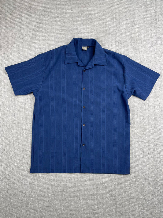 90's Blue Button Up Shirt