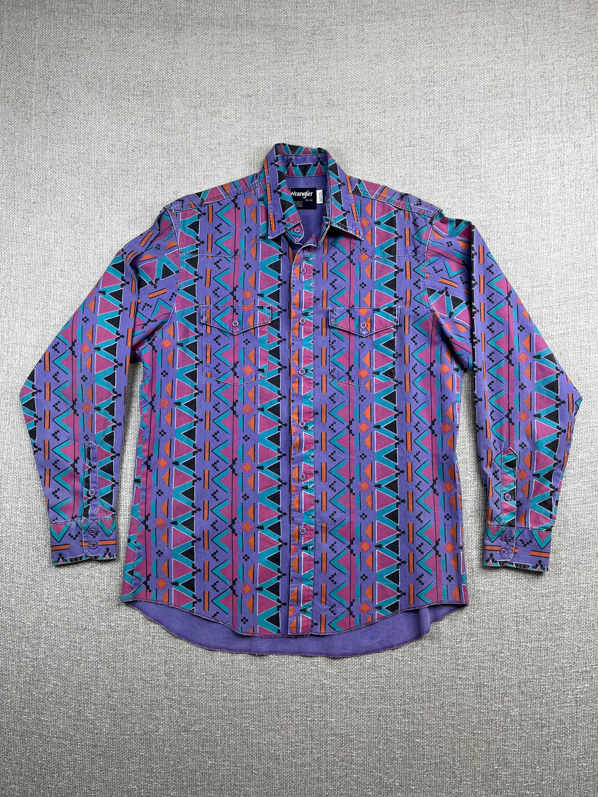90's Wrangler BrushPopper Geometric Shirt