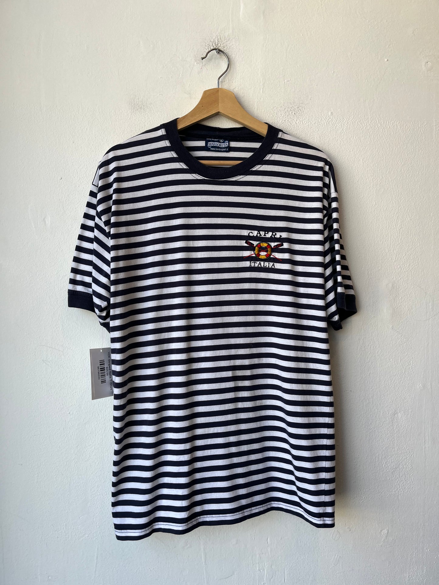 Y2K Striped Italia T-Shirt