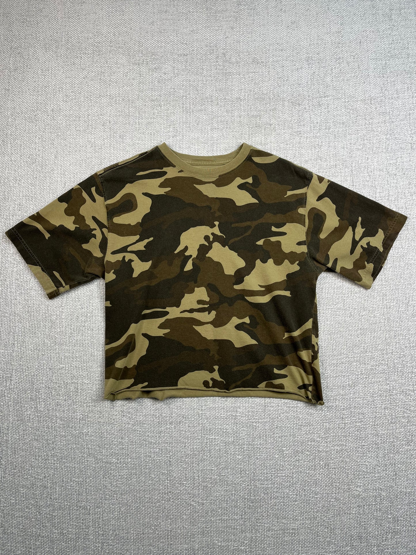 Y2K Camo Cropped T-Shirt