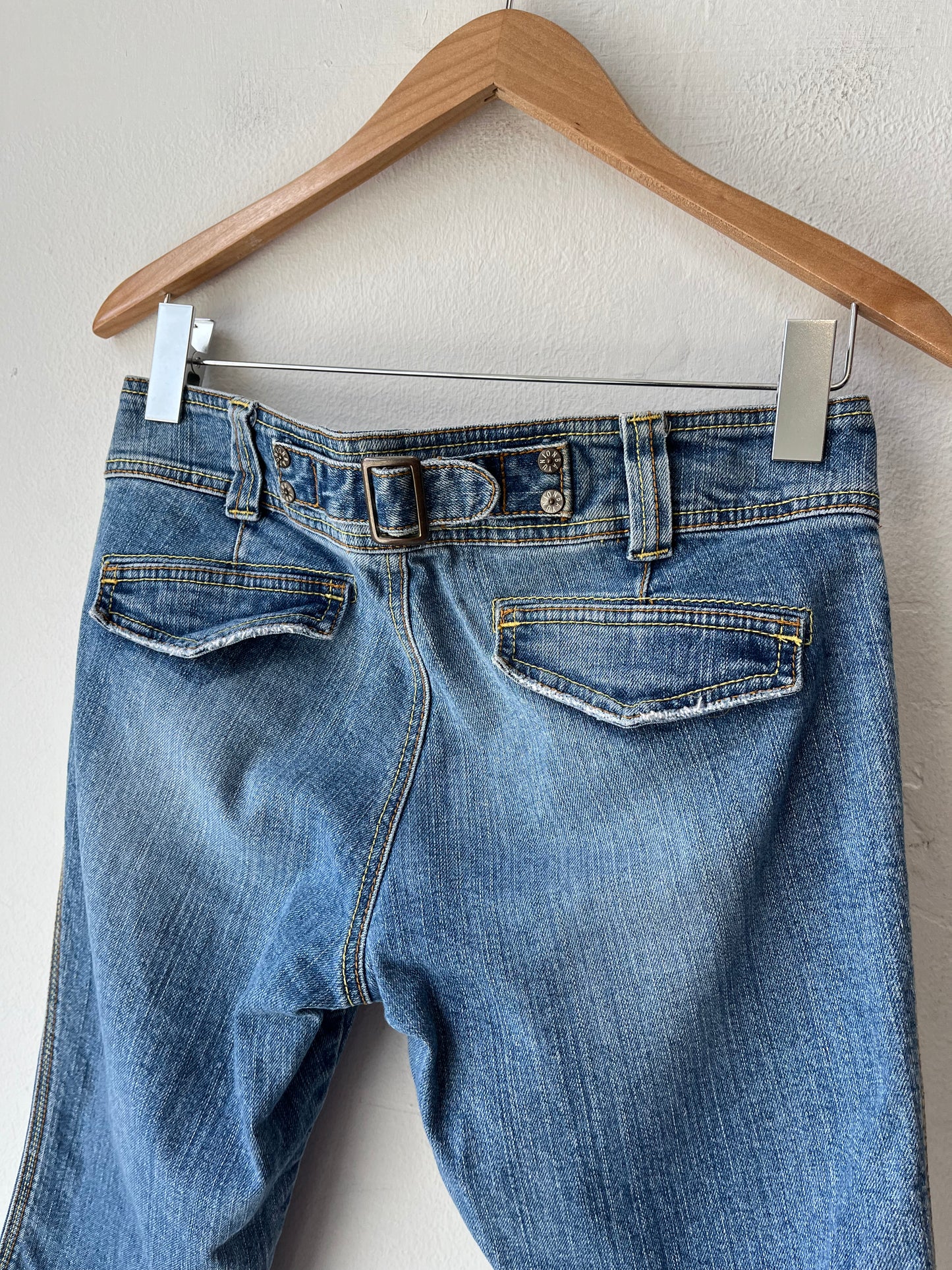Y2K Denim Capri Pants 31"