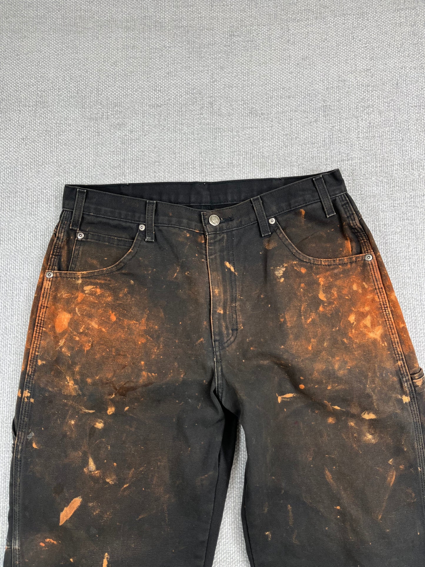 Y2K Dickies Bleached Work Pants 33”