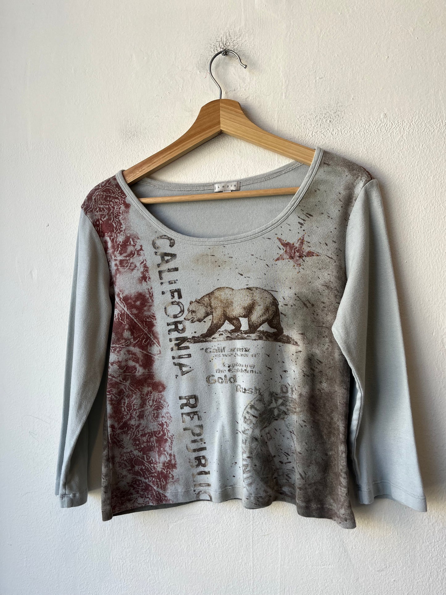 Y2K California Rhinestone Top