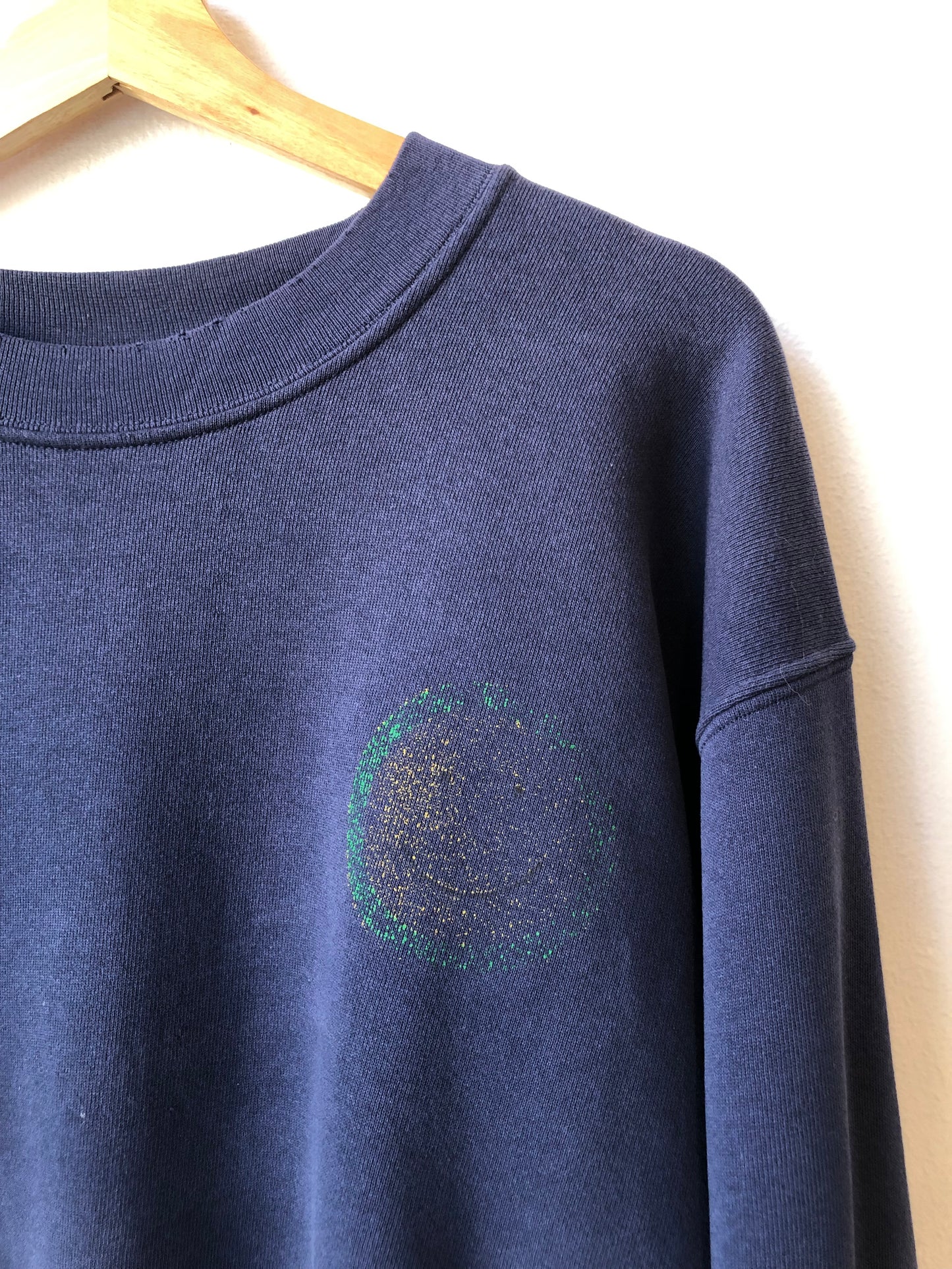 90's Faded Smiley Sweatshirt
