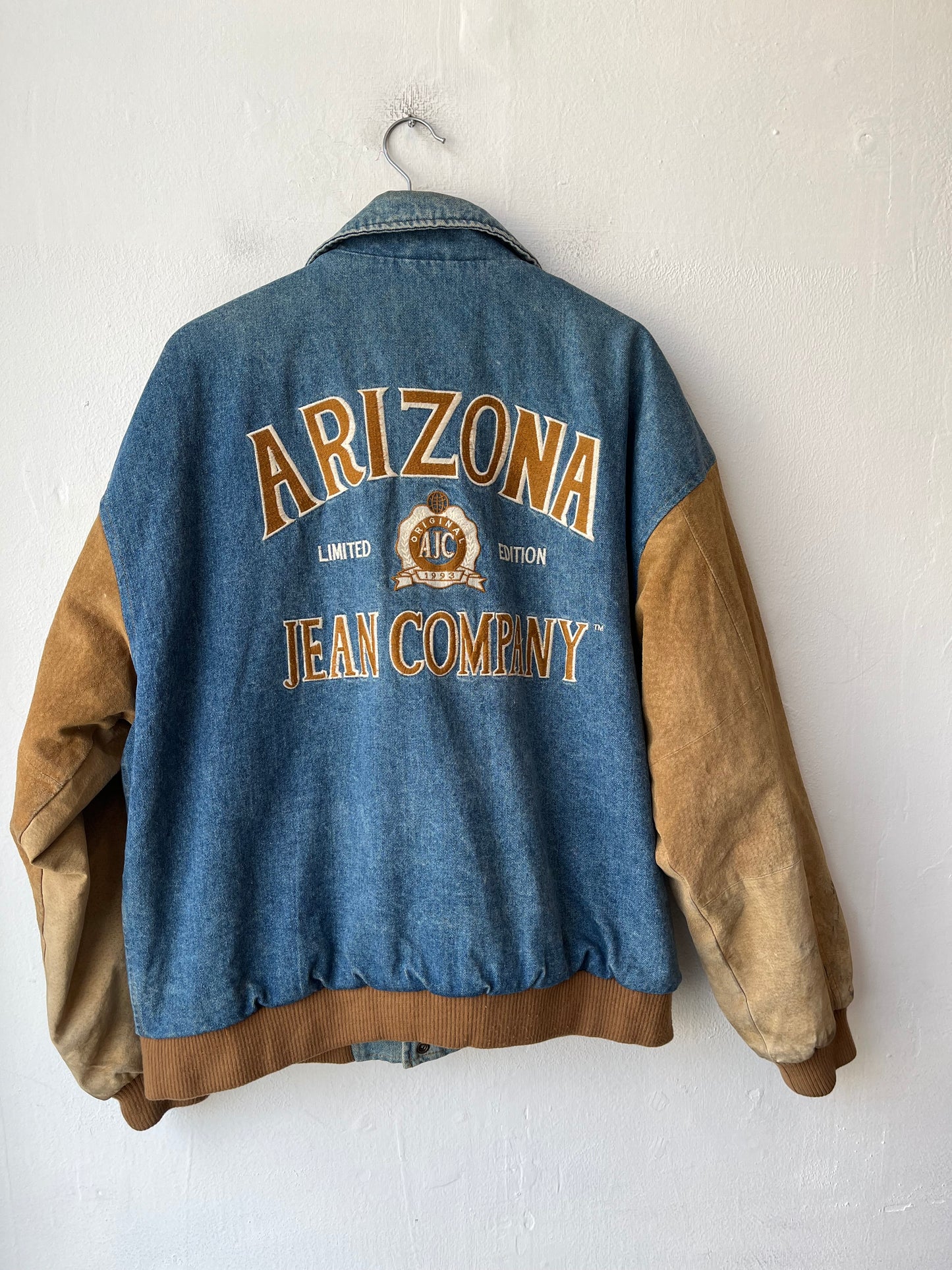 90's Arizona Suede Bomber Jacket