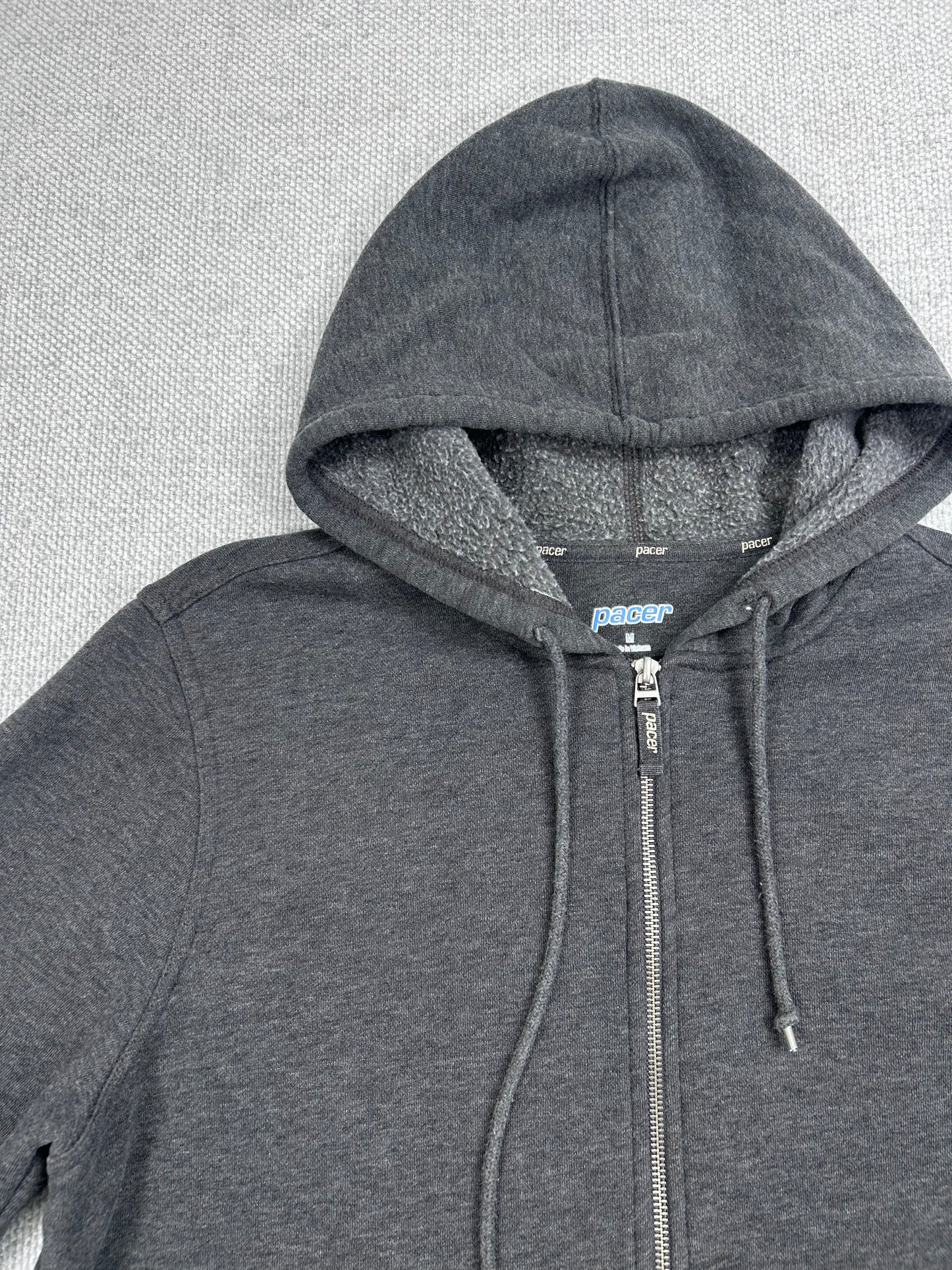 Y2K Gray Zip Up Hoodie