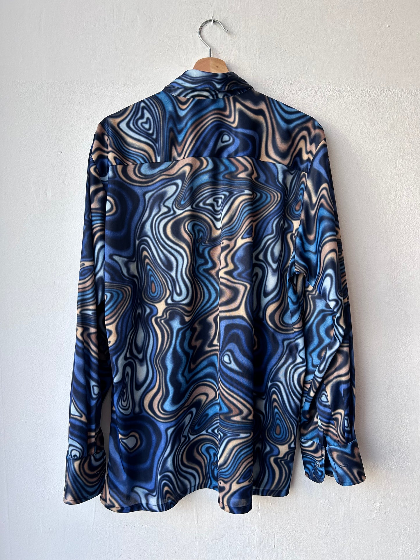 70's Swirl Button Down