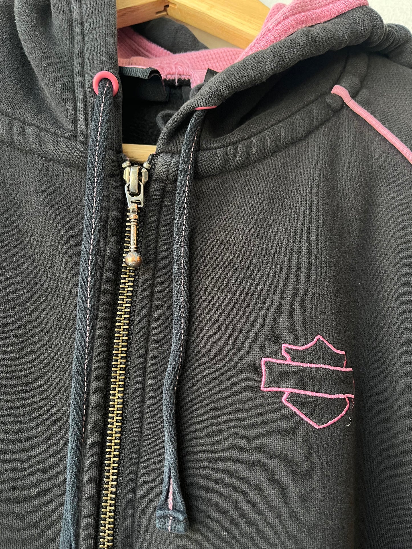 Y2K Harley Zip Up Hoodie