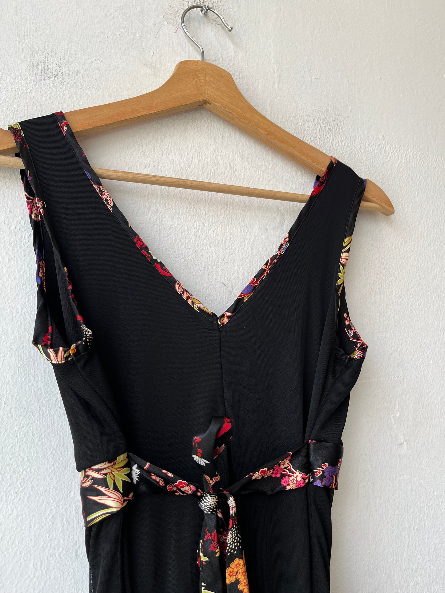 Y2K Asymmetrical Black Dress