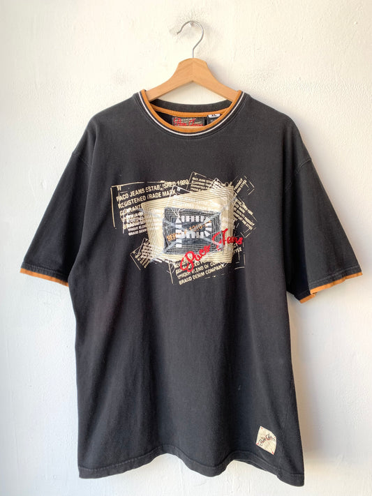 Y2K Paco Jeans Embroidered T-Shirt