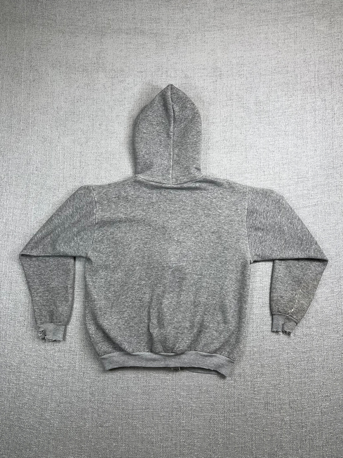 80's Gray Zip Up Hoodie
