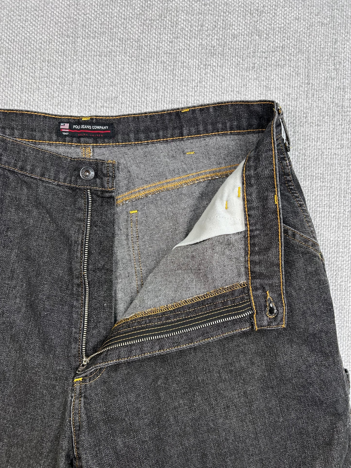 Y2K Baggy Polo Jeans Shorts 36”