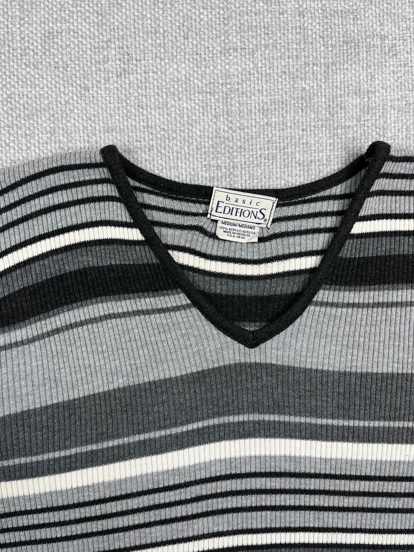 90's Knit Striped Top