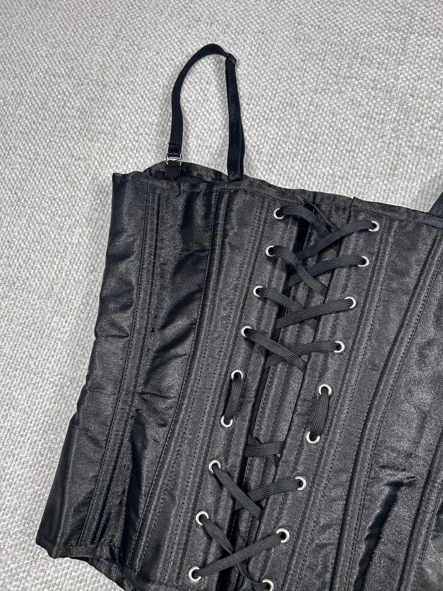 Y2K Frederick's Gold Trim Corset