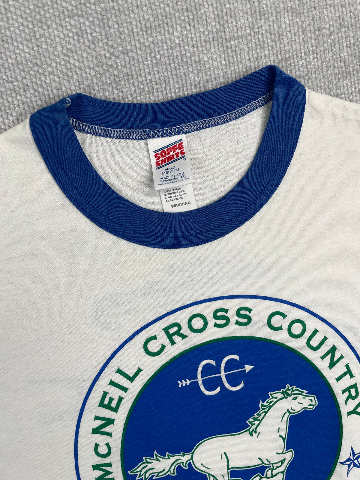 90's McNeil Cross Country Ringer T-Shirt