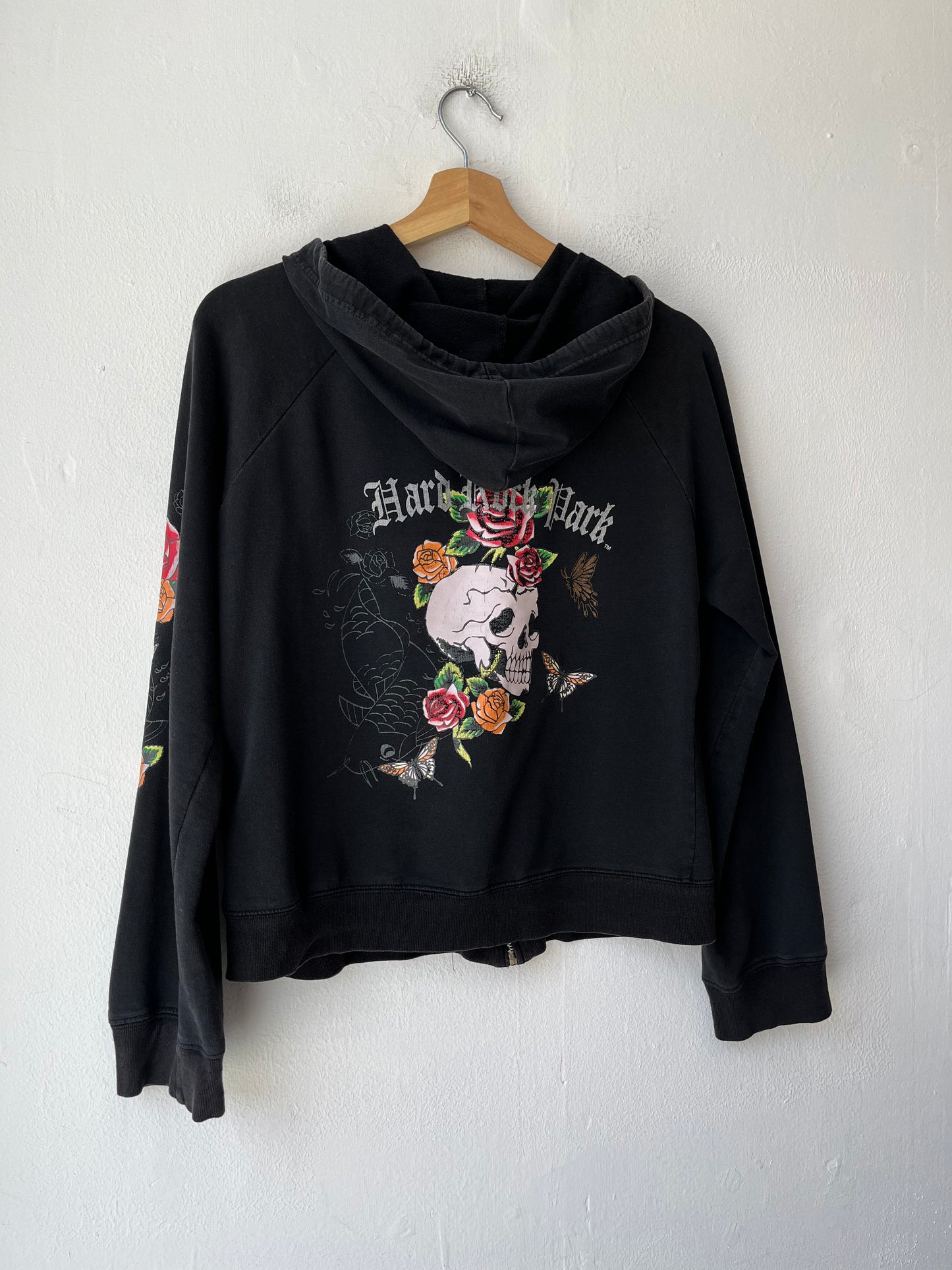 Y2K Hard Rock Park Zip Up Hoodie