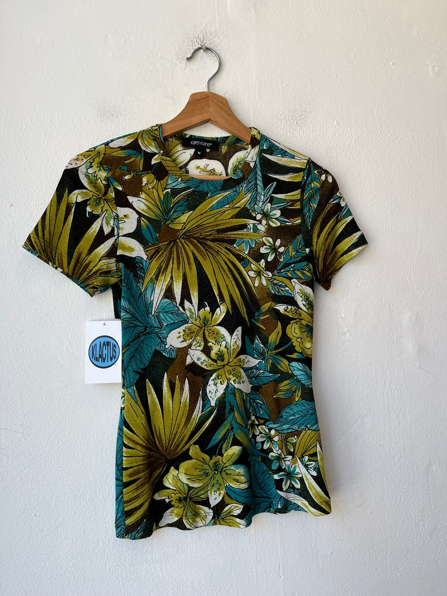 Y2K Floral Mesh Top
