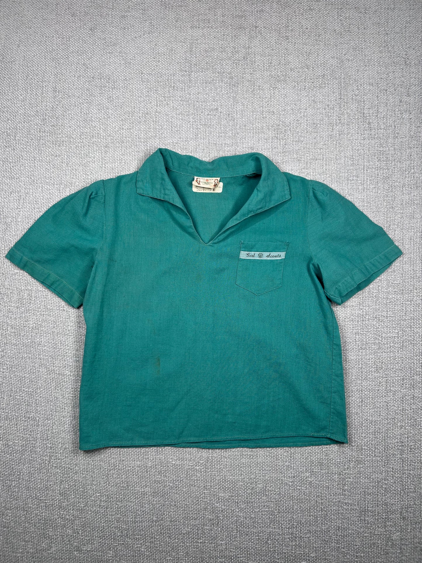 60's Girl Scout Collared Shirt